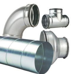 Wickelfalzrohre und Formteile